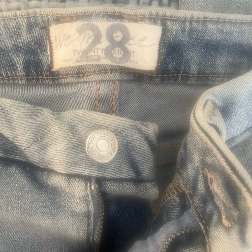 We The Free Montana High Rise Skinny Jeans Light Wash Free people 28 - Picture 4 of 8